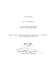 This page is intentionally left blank.  Proposed Finding The Juaneño Band of Mission Indians Acjachemen Nation (Petitioner #84A)