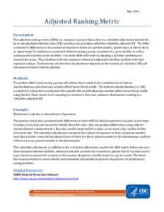 Microsoft Word - NHSN Adjusted Ranking Metric - one pager - dialysis BSI - final.docx