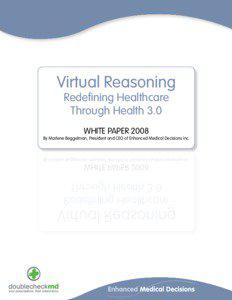 Virtual Reasoning Redefining Healthcare Through Health 3.0