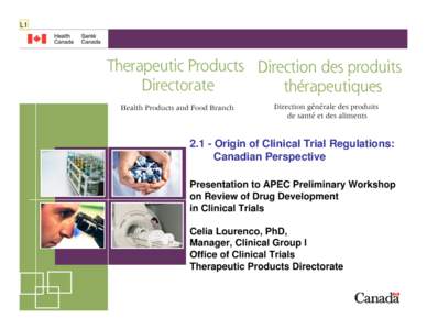 Microsoft PowerPoint[removed]Origin of Clinical Trial Regulations - LOURENCO - website