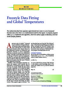 Numerical analysis / Splines / Time series analysis / Signal processing / Smoothing spline / Linear least squares / Autocorrelation / Curve fitting / Least squares / Statistics / Regression analysis / Interpolation