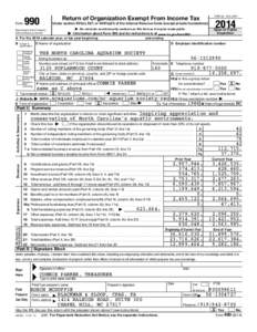 Form  990 Return of Organization Exempt From Income Tax