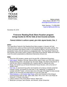 Kathi Appelt / Texas Book Festival