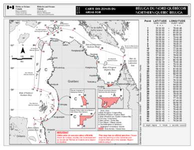 64°  Fisheries and Oceans Canada  Région du Québec