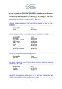 Al pinchar sobre la denominación de la moción se descargará el texto de la primera recibida, constando abajo los nombres de las corporaciones que la han suscrito y la fecha en la que han adoptado el acuerdo. En los ca