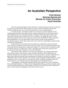 An Australian perspective