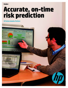 Brochure  Accurate, on-time risk prediction HP Vertica Analytics Platform