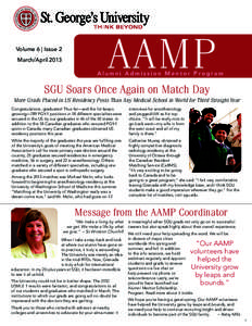 Volume 6 | Issue 2 March/April 2013 AAMP  Alumni Admission Mentor Program