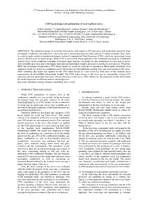 17th European Biomass Conference and Exhibition, From Research to Industry and Markets 29 June – 03 July 2009, Hamburg, Germany CFD based design and optimisation of wood log fired stoves Robert Scharler1,2, Claudia Ben