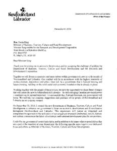tleWR>tfdland Labrador Government of Newfoundland and Labrador Office of the Premier