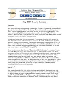 Microsoft Word - May2009Summary.doc