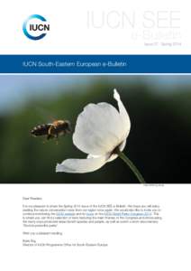 IUCNe-Bulletin SEE Issue 37 · Spring 2014 IUCN South-Eastern European e-Bulletin