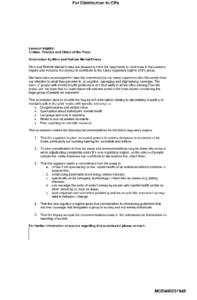 For Distribution to CPs  Leveson Inquiry: Culture, Practice and Ethics of the Press Submission by Mind and Rethink Mental Illness Mind and Rethink Mental Illness are pleased to have the opportunity to contribute to the L