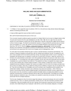 Walling v. Portland Terminal Co., 330 USSupreme CourtGoogle Scholar  Page 1 ofU.S)