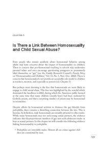    Is There a Link Between Homosexuality