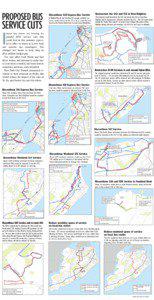 PROPOSED BUS  SERVICE CUTS