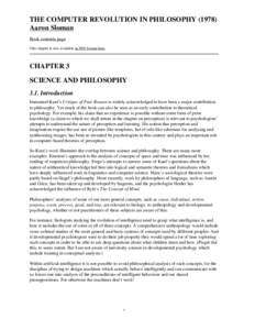 THE COMPUTER REVOLUTION IN PHILOSOPHY[removed]Aaron Sloman Book contents page