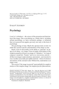 Mental processes / Neuropsychological assessment / Philosophy of mind / Kantianism / Schema / Soul / Cupid and Psyche / Perception / Degrees of Eastern Orthodox monasticism / Mind / Philosophy / Ethology