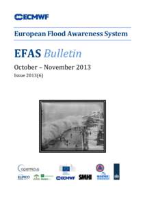European Flood Awareness System  EFAS Bulletin October – November 2013 Issue[removed])