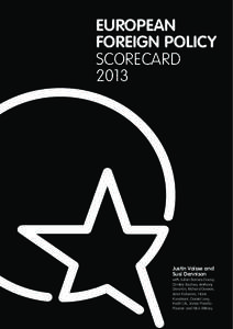 Politics of Europe / European Council on Foreign Relations / Mark Leonard / ECFR / European External Action Service / Common Foreign and Security Policy / Vaira Vīķe-Freiberga / European Union / Robert Cooper / Foreign relations of the European Union / International relations / Foreign relations