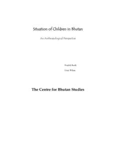 Microsoft Word - Situation of Children in Bhutan