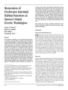 Coastal geography / Landforms / Oncorhynchus / Aquatic ecology / Wetland / Phalaris arundinacea / Mudflat / Intertidal wetland / Ecology / Fish / Physical geography / Salmon