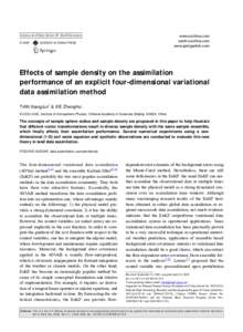 Estimation theory / Bayesian statistics / Weather prediction / Data analysis / Control theory / Data assimilation / Ensemble Kalman filter / Singular value decomposition / Principal component analysis / Statistics / Algebra / Mathematics