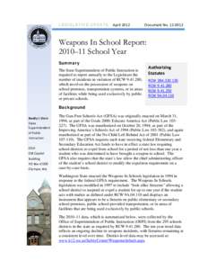 Microsoft Word - Weapons Report[removed]Final.docx