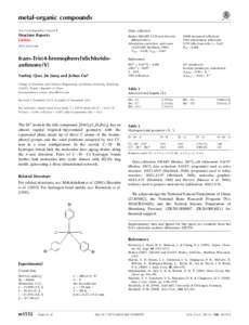 trans-Tris(4-bromophenyl)dichloridoantimony(V)