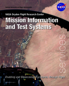 National Aeronautics and Space Administration  NASA Dryden Flight Research Center services