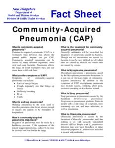 Biology / Atypical pneumonia / Community-acquired pneumonia / Mycoplasma pneumonia / Chlamydophila pneumoniae / Haemophilus influenzae / Classification of pneumonia / Streptococcus pneumoniae / Mycoplasma / Bacteria / Pneumonia / Microbiology