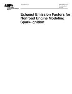 Exhaust Emission Factors for Nonroad Engine Modeling: Spark-Ignition (EPA420-R[removed])