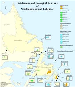 ±  Wilderness and Ecological Reserves of Newfoundland and Labrador