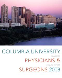 columbia University college of physicians & ANNUAL REPORT