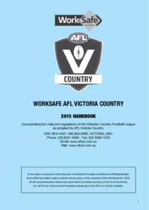 AFL VC Handbook 2015.indd