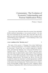 Monetary policy / Fellows of the Econometric Society / Economic theories / Phillips curve / Rational expectations / Inflation / Macroeconomic model / Natural rate of unemployment / Thomas J. Sargent / Economics / Macroeconomics / Unemployment