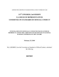 United States / New York / Carib Territory / Charles B. Rangel / 111th United States Congress / Military personnel