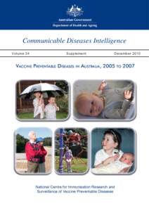 Communicable Diseases Intelligence Volume 34 Supplement  VACCINE PREVENTABLE DISEASES