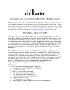 Measurement / Rebecca / Daphne du Maurier / Watch / George du Maurier / Horology / British people / Literature