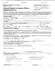 United States Department of the Interior National Park Service / National Register of Historic Places Registration Form NPS Form[removed]