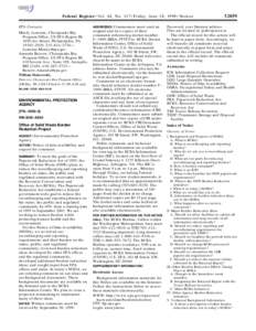 United States Environmental Protection Agency / 94th United States Congress / First Amendment to the United States Constitution / Resource Conservation and Recovery Act / Hazardous waste / Municipal solid waste / Title 40 of the Code of Federal Regulations / Solid waste policy in the United States / Regulation of ship pollution in the United States / Environment / Waste / Pollution