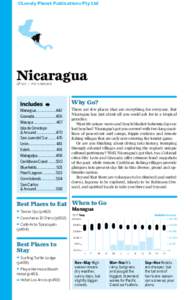 ©Lonely Planet Publications Pty Ltd  Nicaragua % 505 / POP 5,869,859  Why Go?