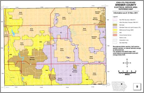 Information Processing Language / Indian Premier League / Butler County /  Pennsylvania / Geography of the United States / Bremer County /  Iowa / Waterloo – Cedar Falls metropolitan area / Alliant Energy