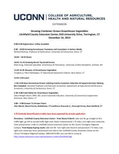 Coalition of Urban and Metropolitan Universities / Mansfield /  Connecticut / New England Association of Schools and Colleges / University of Connecticut / Litchfield /  Connecticut / Connecticut / Geography of the United States / Association of Public and Land-Grant Universities