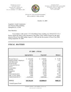 CHICAGO OFFICE: MICHAEL A. BILANDIC BLDG. • SUITE S[removed]NORTH LASALLE • [removed]PHONE: [removed]FAX: [removed]