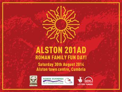 Alston 201AD  Roman Family Fun Day! Saturday 30th August 2014 Alston town centre, Cumbria