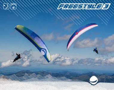 [en]  [cz] The Freestyle3 is a completely new development by the Gradient Team and was designed in cooperation with experienced acro pilots. The wing’s main characteristics