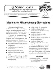 Medication Misuse Among Older Adults