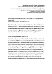 Prepublication version of a “Viewpoint” paper published in: Journal of the Operational Research Society, 58, No[removed]), pp[removed]Personal, noncommercial use permitted on the condition that proper reference is given to the following publication: