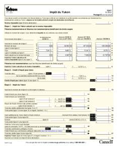T3YT  Impôt du Yukon T3 2013 Protégé B une fois rempli
